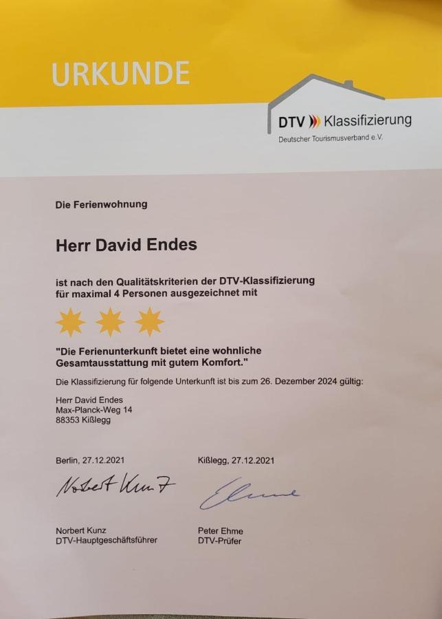 Ferienwohnung Allgaeu Kißlegg Eksteriør bilde